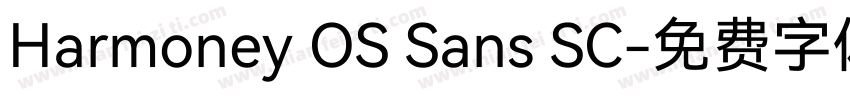 Harmoney OS Sans SC字体转换